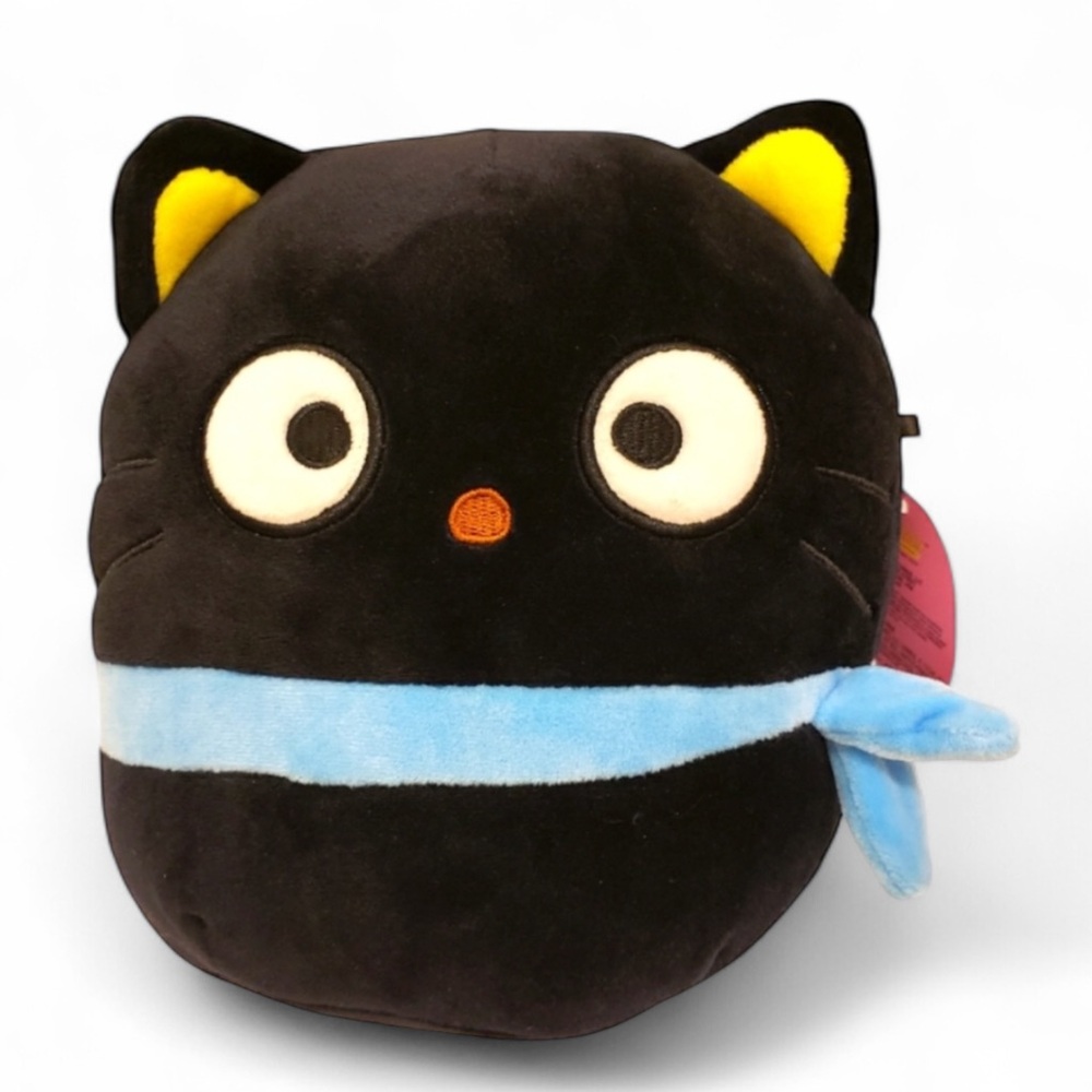 Sanrio Chococat Squishmallow 7.5" Hello Kitty Plush NWT Limited Edition Black Ca